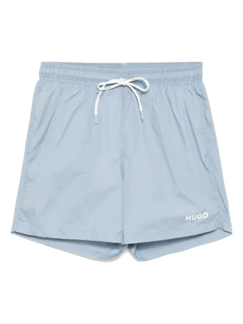 HUGO shorts de playa con logo estampado