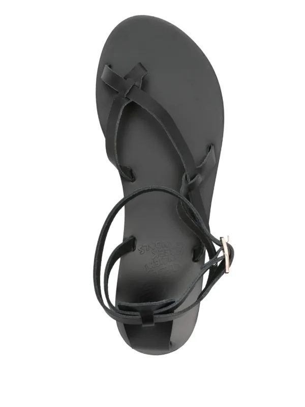 Ancient Greek Sandals Apteros ブラックサンダル SANDALE ANCIENT GREEK SANDAL SAND APTEROS | Upper Shoes