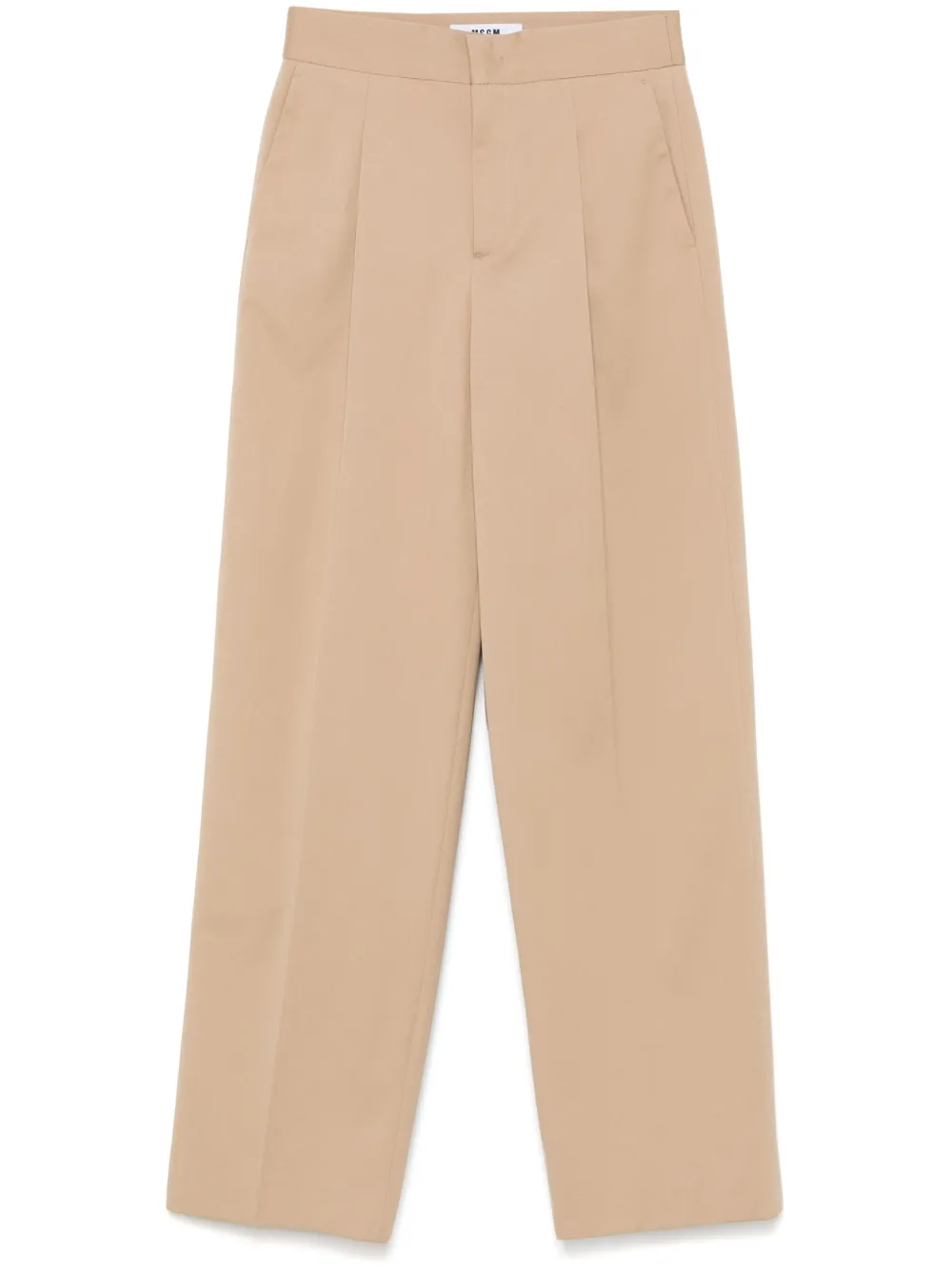 MSGM pleated trousers | Neutrals | Image 1