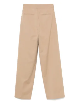 パンツ MSGM Woman Pants Grey 3541MDP19237700 96 Grey-Mottled High Waisted Pants X38205