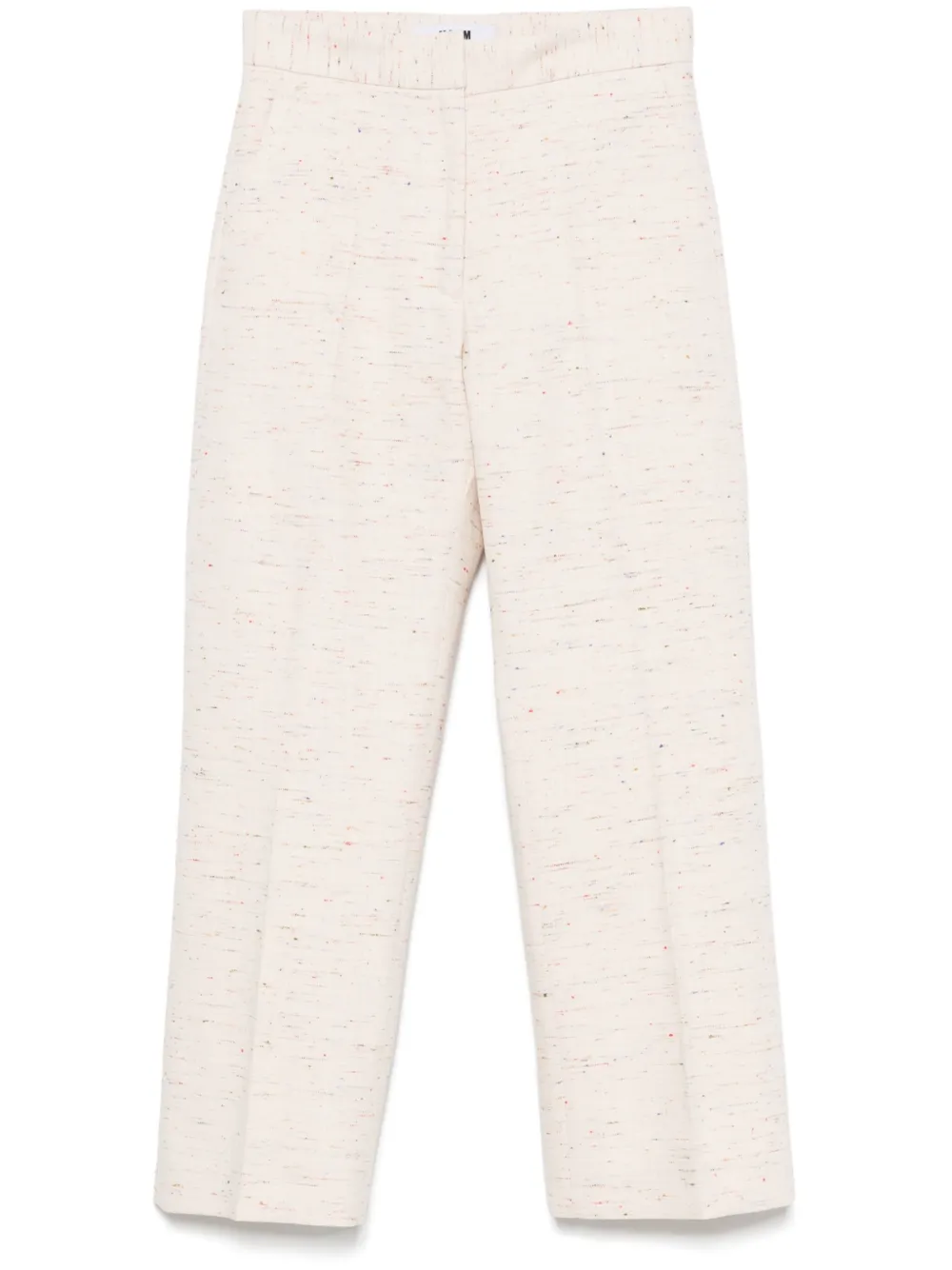 MSGM speckle-weave trousers | Neutrals | Image 1