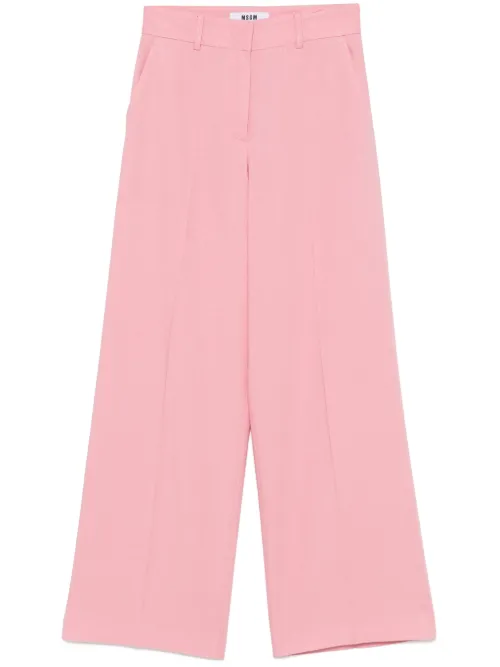 MSGM pantalon à coupe ample - Rose - MSGM - Modalova