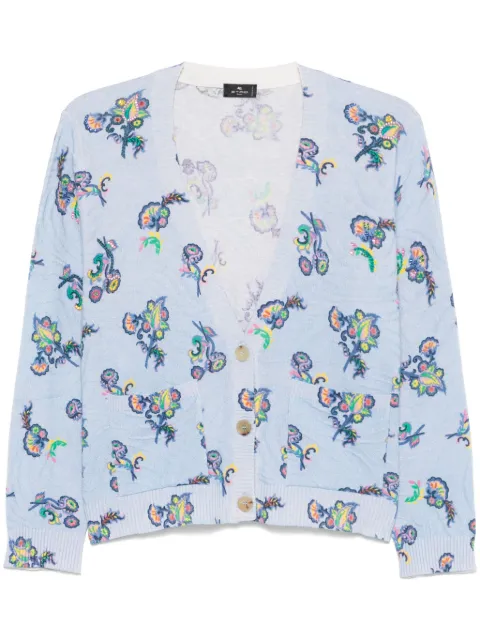 ETRO كارديغان بنقش جاكار