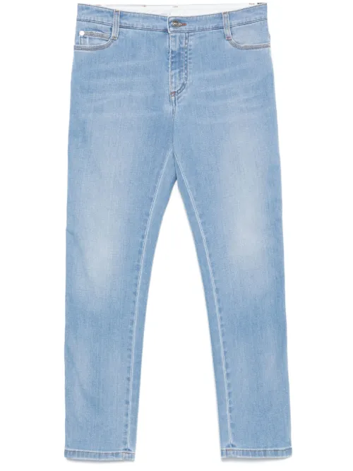 Jean slim à patch logo - Ermanno Scervino - Modalova