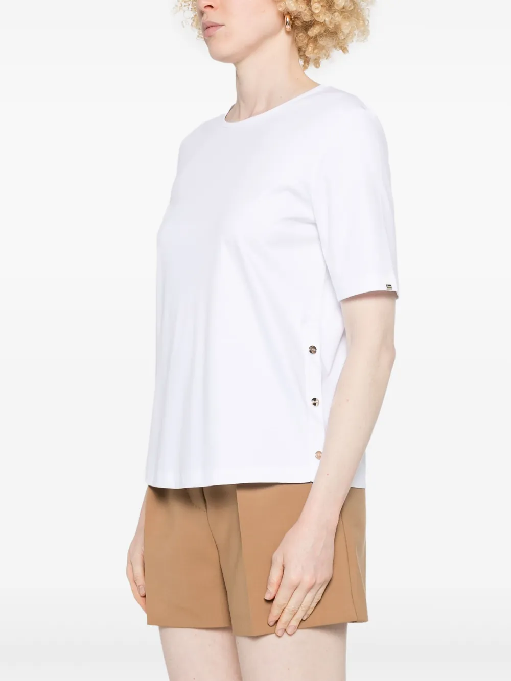 Herno Katoenen T-shirt Wit