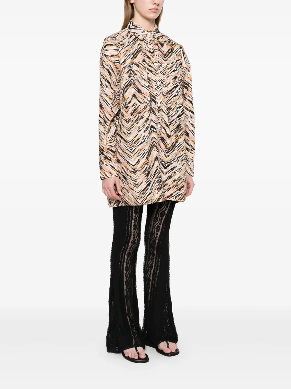Missoni Blouse met lange mouwen Zwart