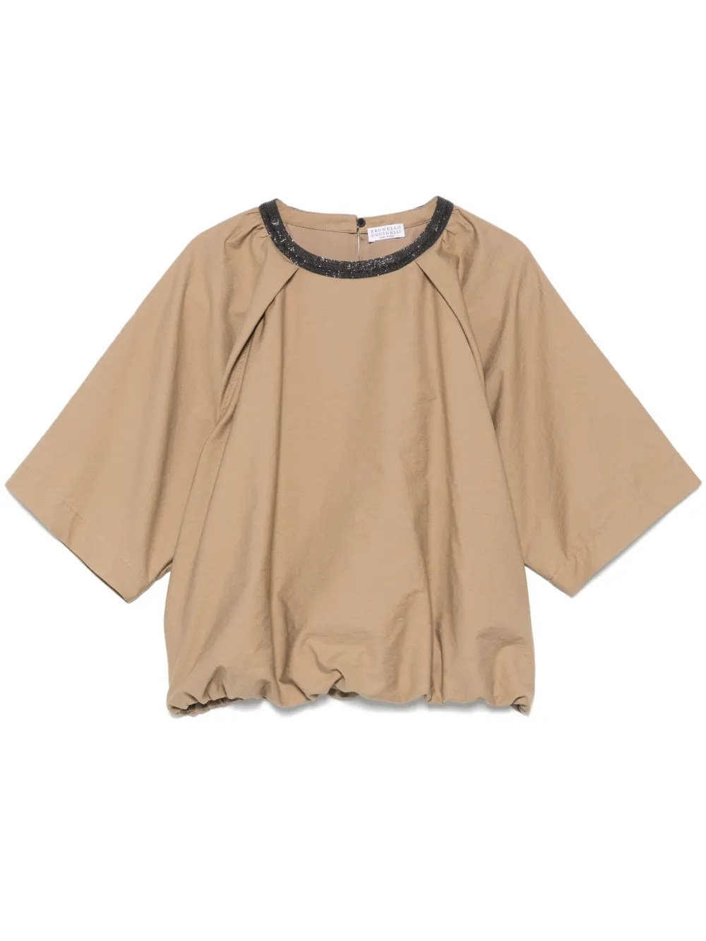 Brunello Cucinelli Monili chain-detail blouse | Neutrals | Image 1