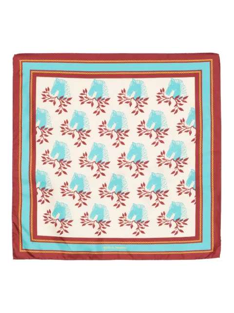 Drôle De Monsieur Le Foulard Soie Polo scarf