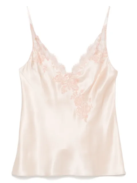 Carine Gilson Caudry-lace silk camisole