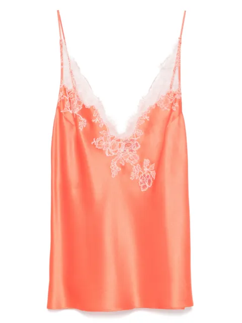 Carine Gilson camisón con detalle de encaje
