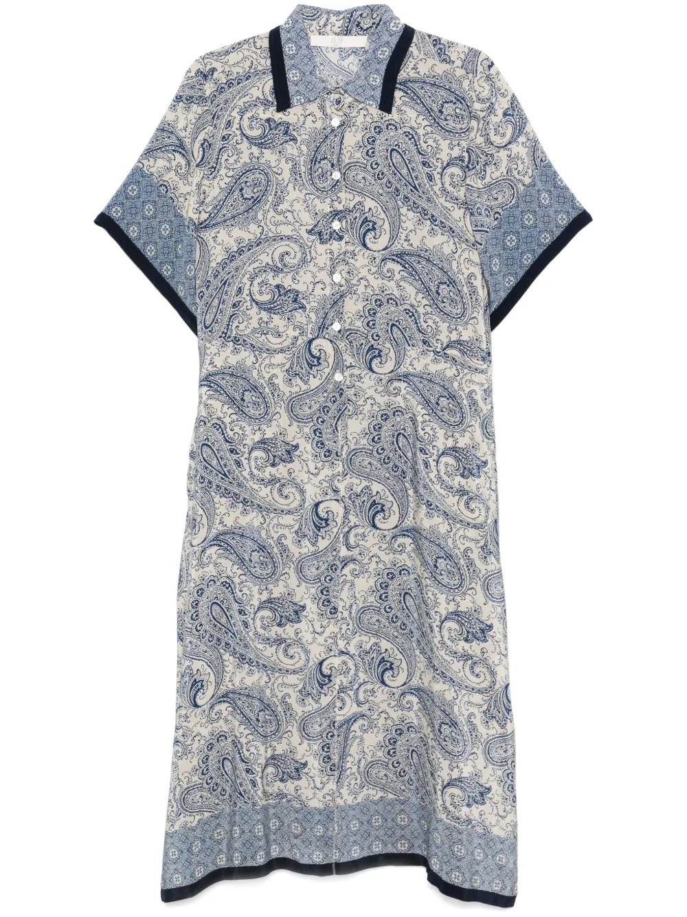 printed shirt dress