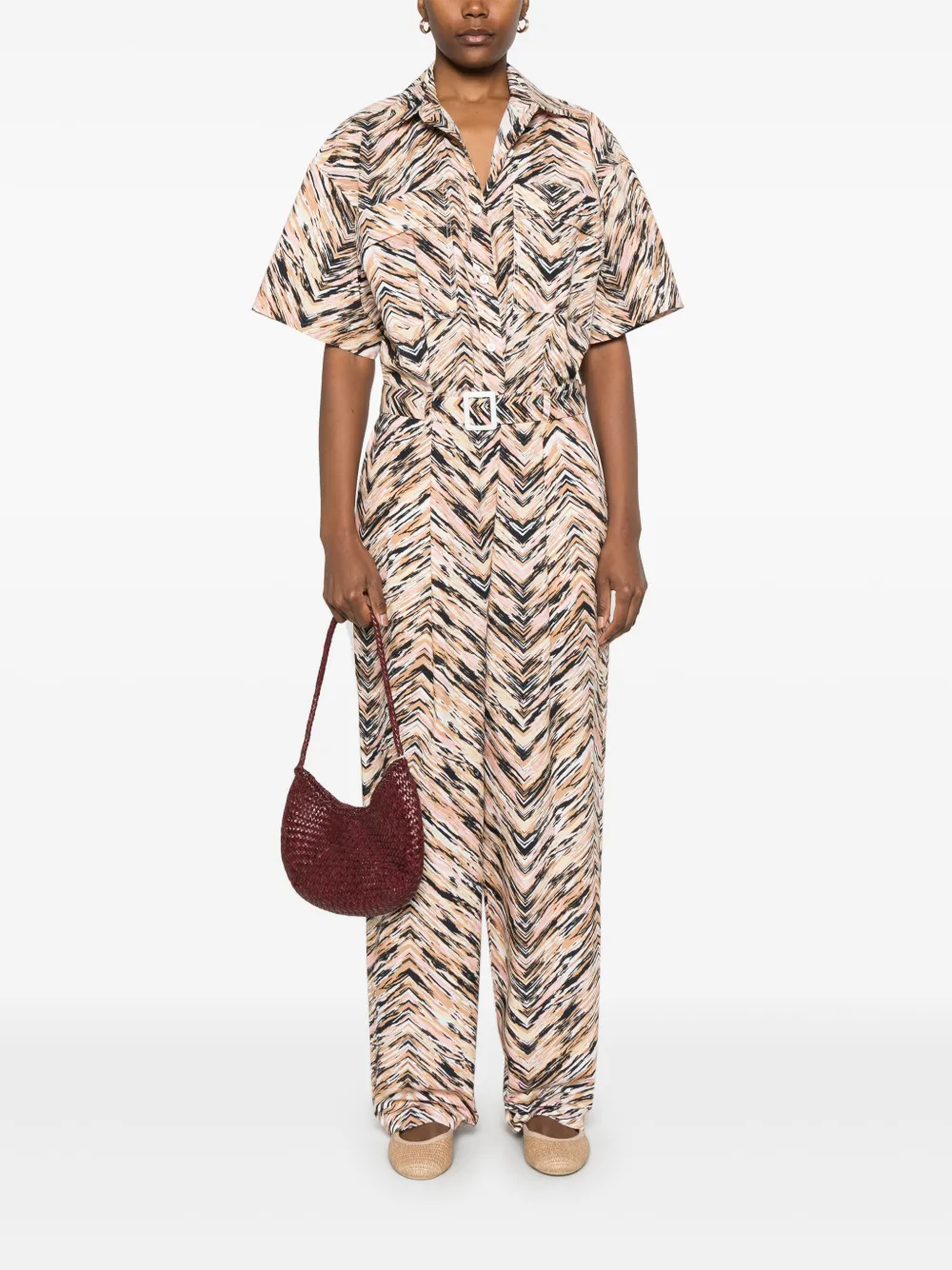 Missoni Gestreepte jumpsuit - Zwart