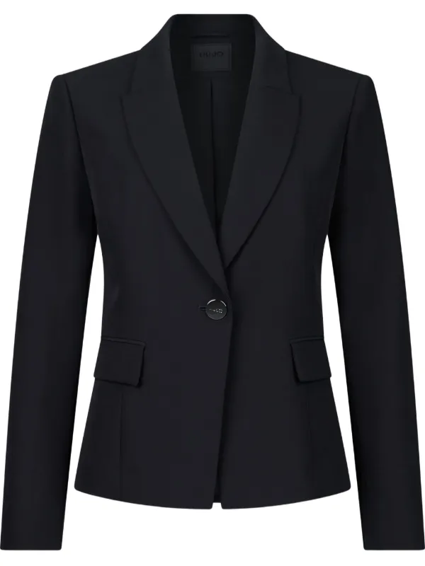 アウターその他 LIU JO Woman Blazer Black WA5384MS99E 22222 LIU JO slim-cut Blazer | Black | FARFETCH