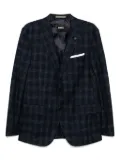 BOSS Checked blazer - Blue