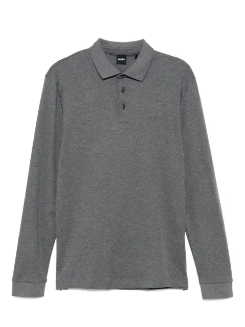 BOSS embroidered-logo polo shirt