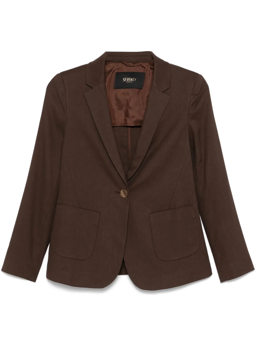 single-breasted blazer