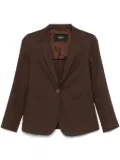 Seventy single-breasted blazer - Brown