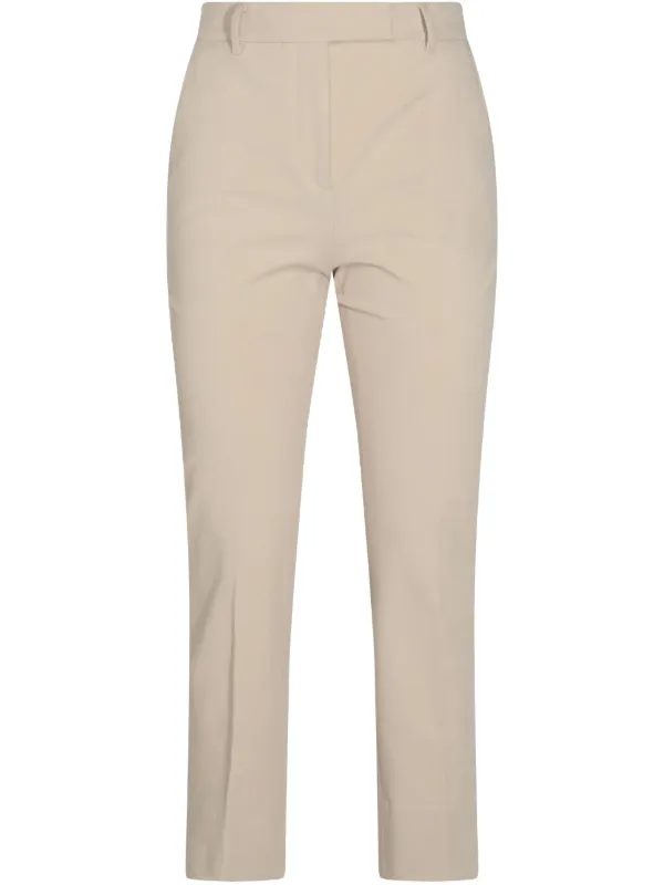 コットンクロップドパンツ Incotex クロップドパンツ | ニュートラル | FARFETCH JP