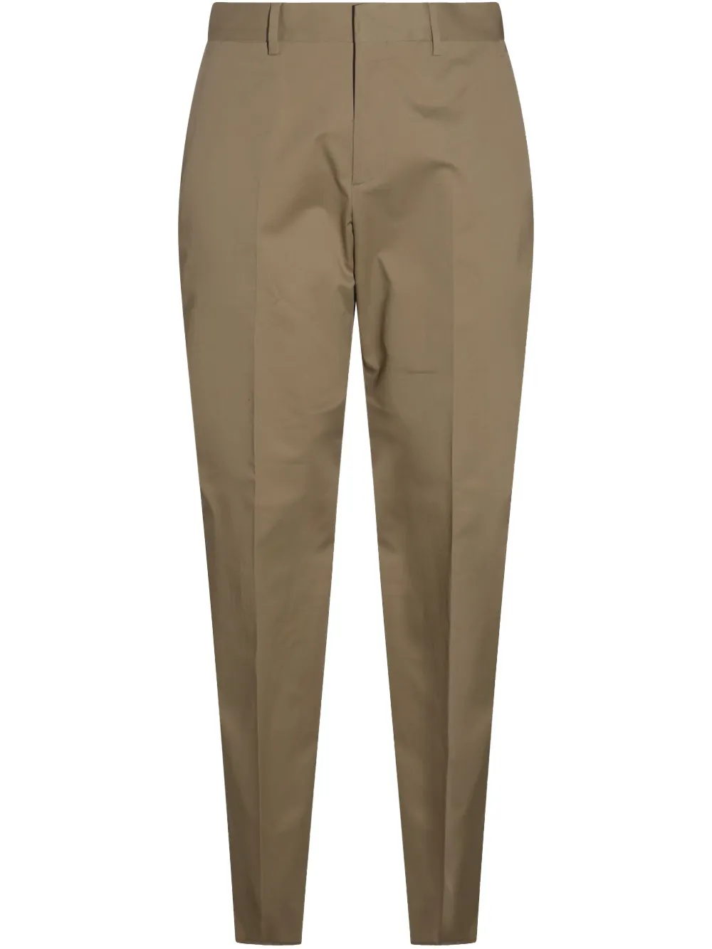 Lardini Stretch broek met toelopende pijpen Beige