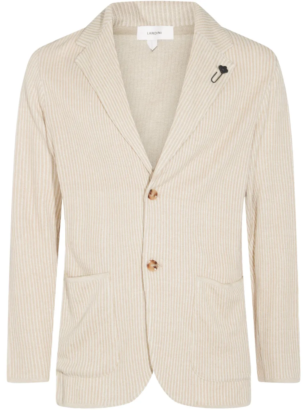 Lardini blazer de algodón y lino | neutro | Image 1