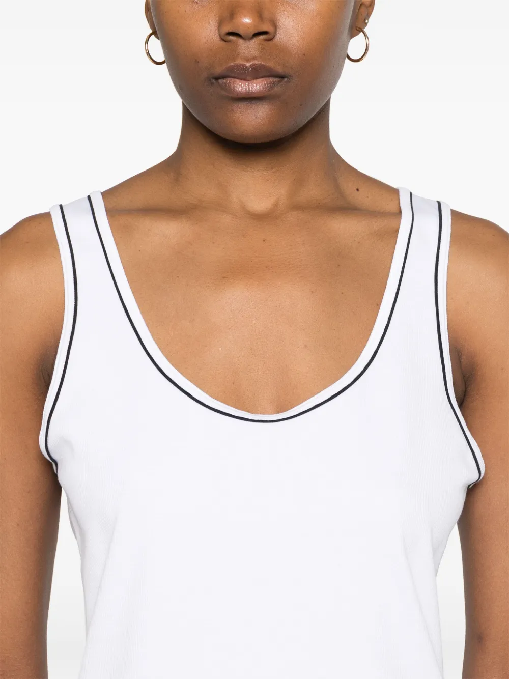 scoop-neck tank top