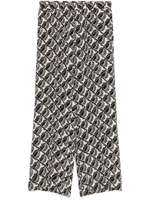 Seventy graphic-print trousers