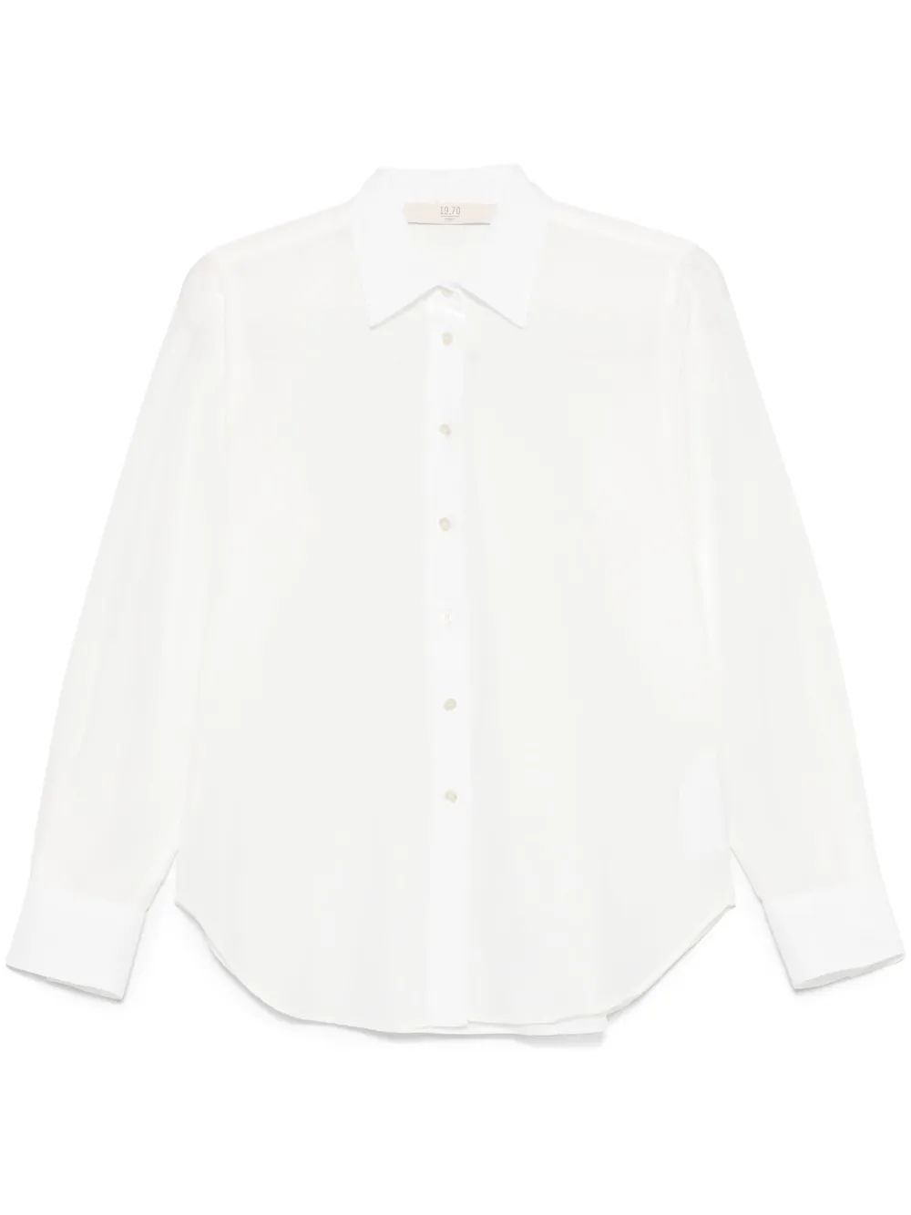 Seventy cut-away-collar shirt | White | Image 1