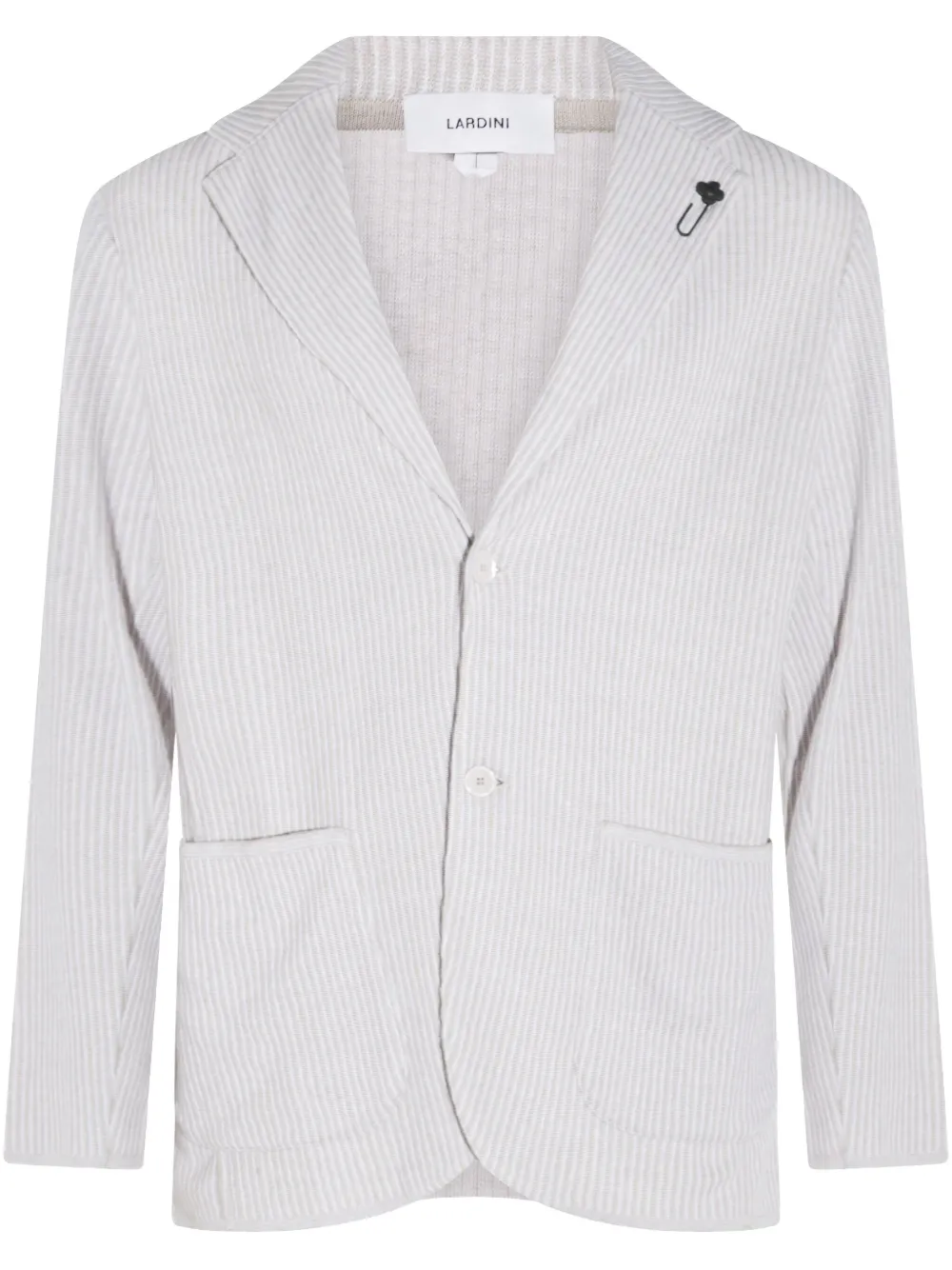 Lardini blazer à rayures | gris | Image 1