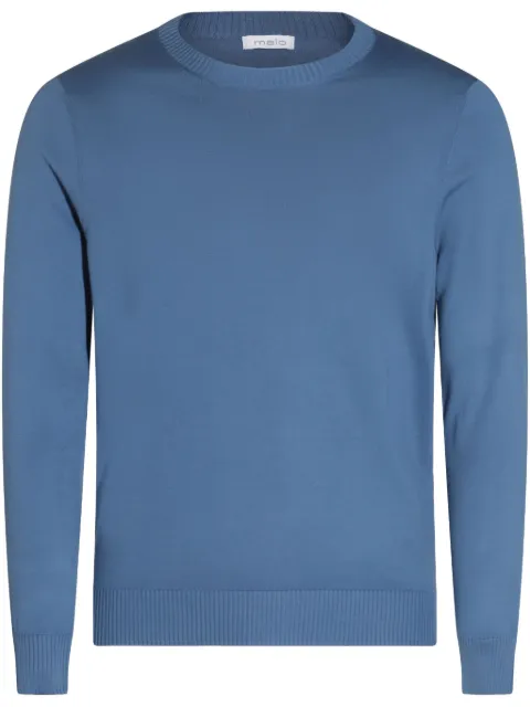 Malo crew-neck cotton sweater 