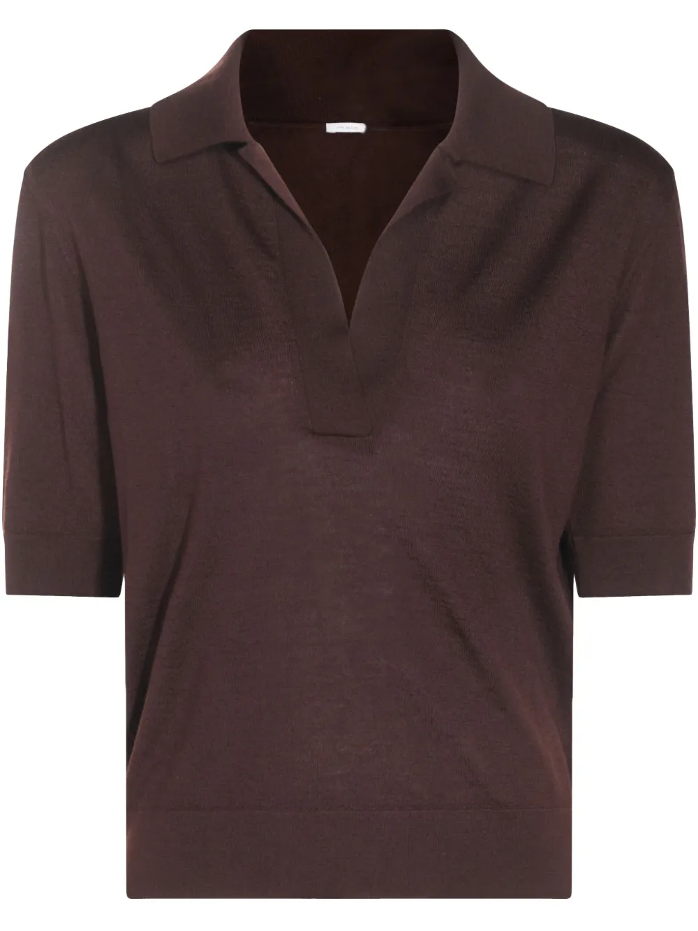 V-neck polo top