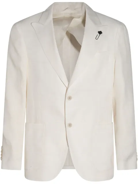 Lardini brooch-detail blazer