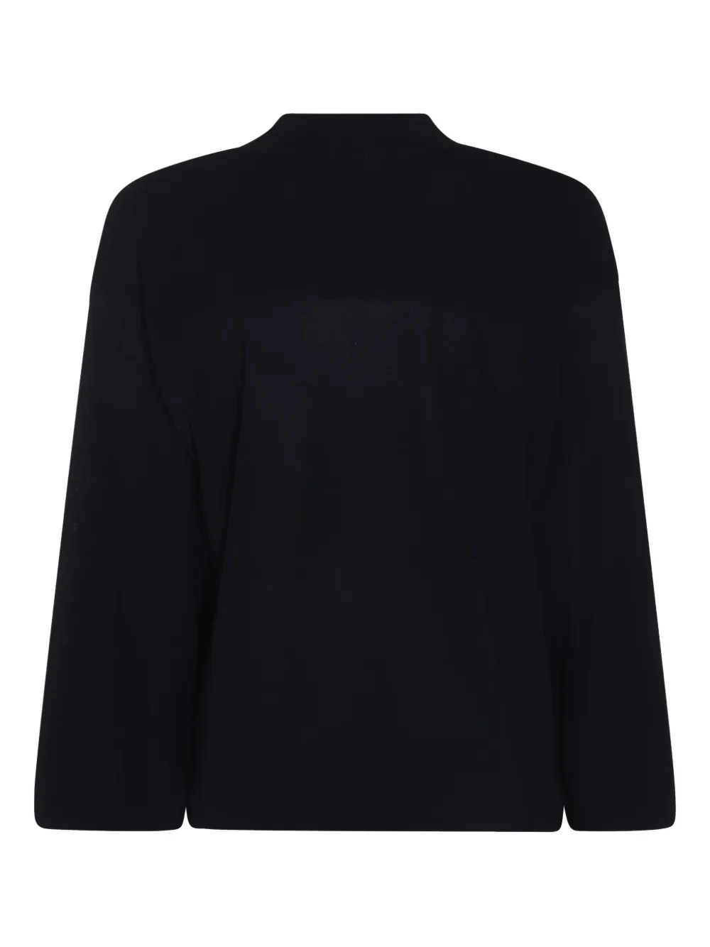 Shop Malo Cotton Jumper In 黑色