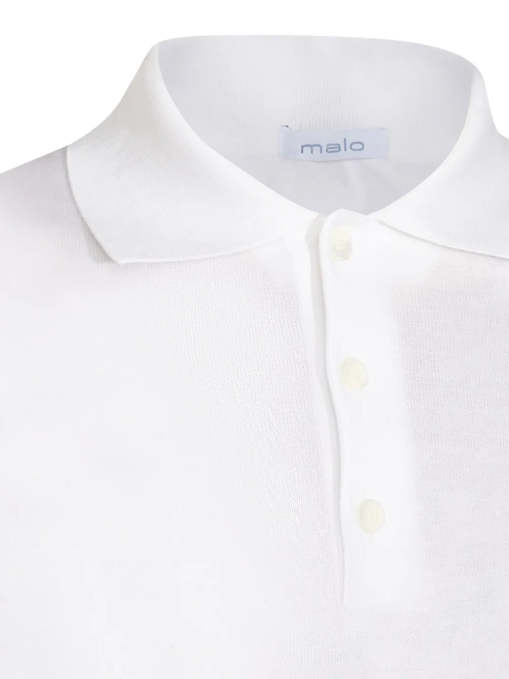 Malo Jersey poloshirt Wit