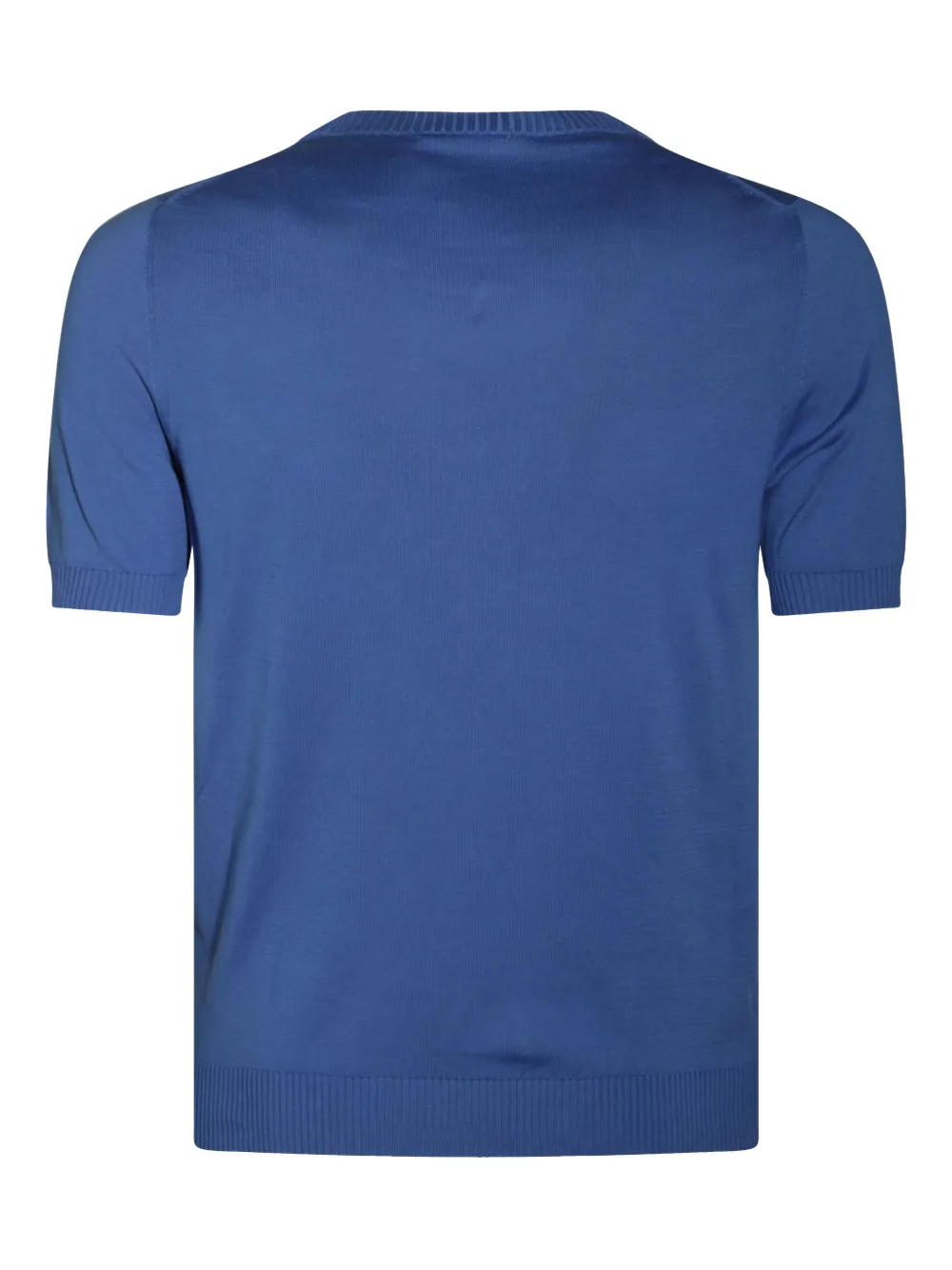 Malo fine-knit T-shirt - Blauw