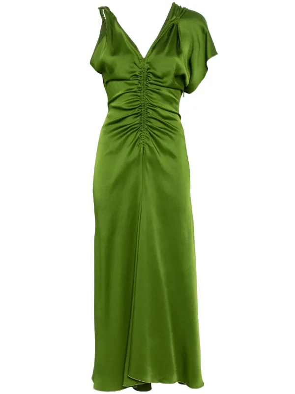 ワンピース VICTORIA VICTORIA BECKHAM Woman Dress Green 1125WDR005195D VICTORIA VICTORIA BECKHAM: Dress woman - Green | Victoria