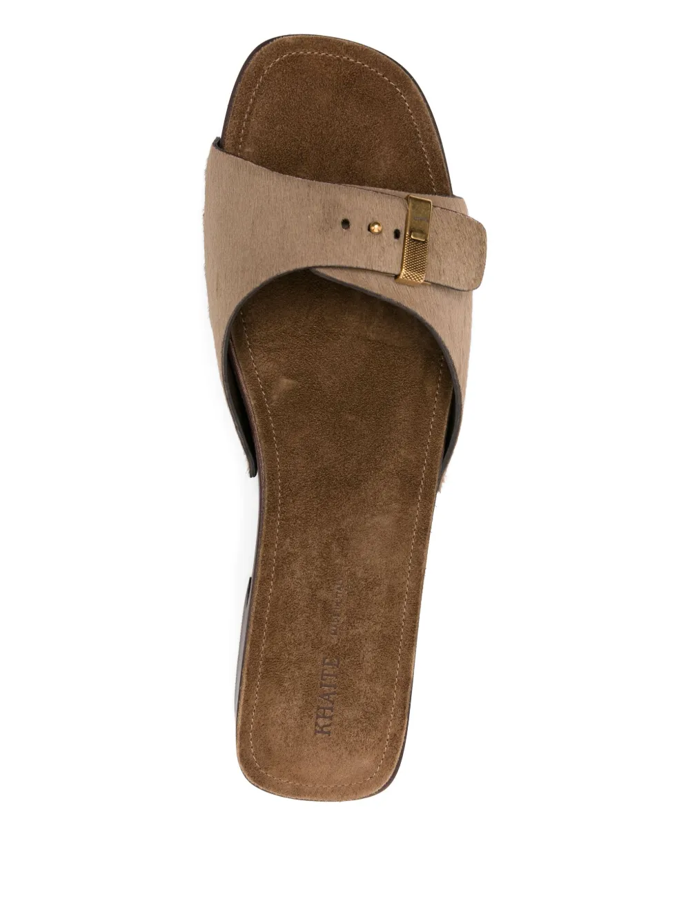 KHAITE 50mm Britt sandals Neutrals
