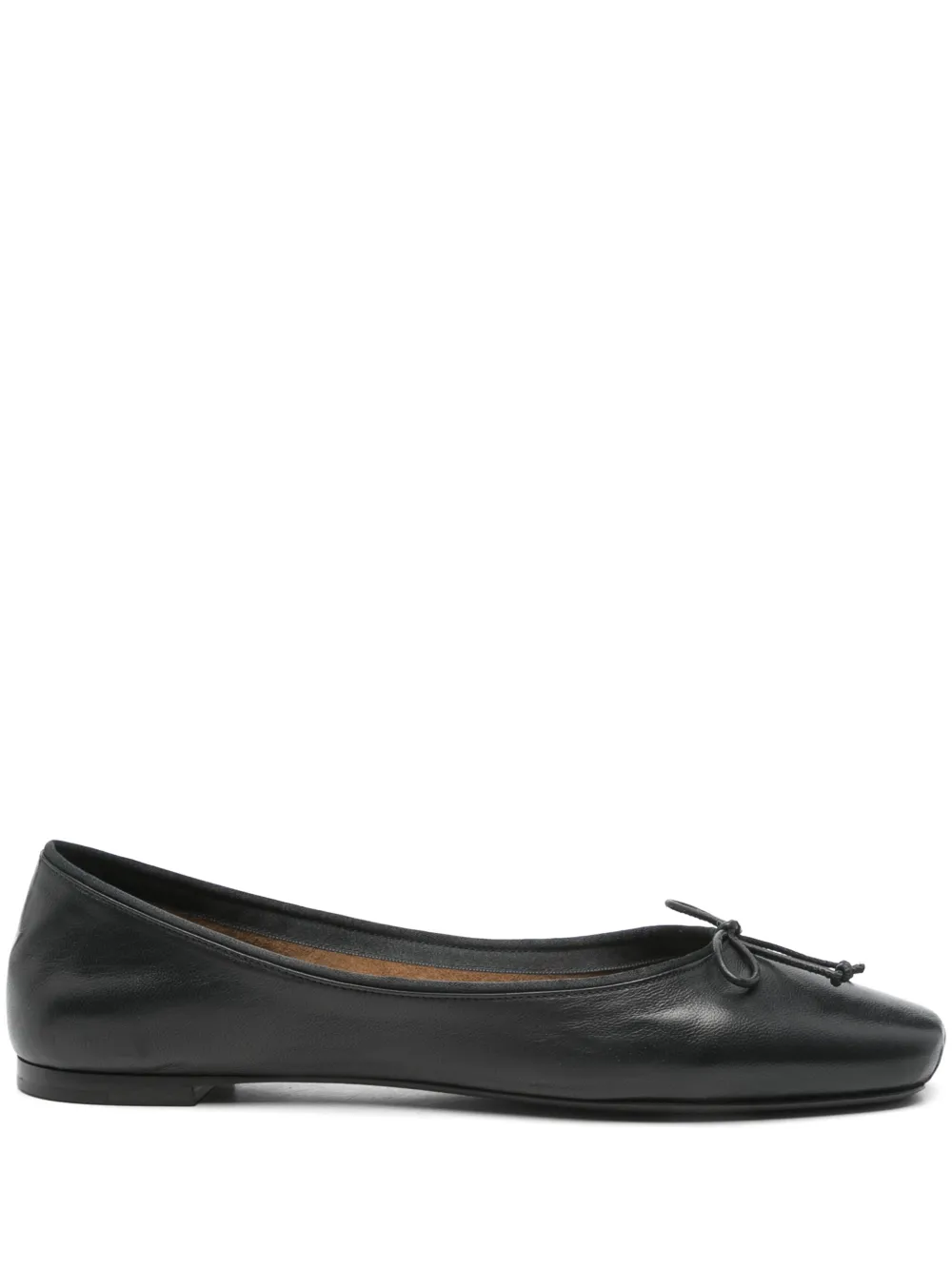 KHAITE Charlotte ballet flats Black
