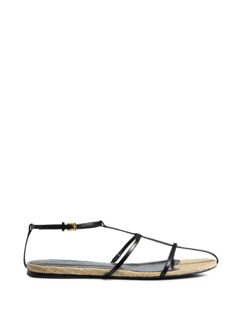 KHAITE cage flat sandals