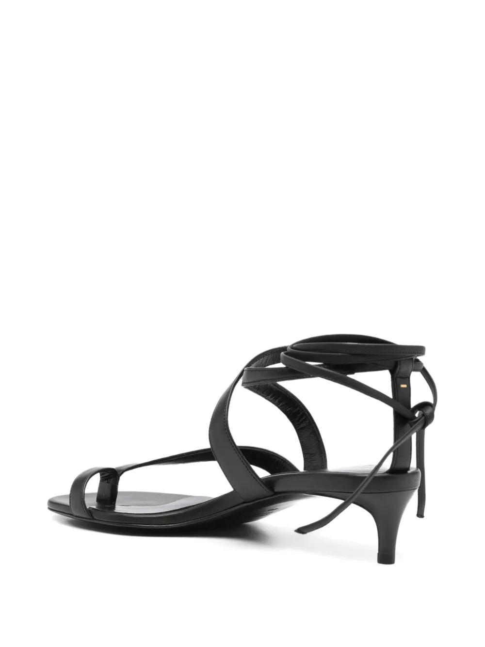 KHAITE 50mm Aimee sandals Zwart