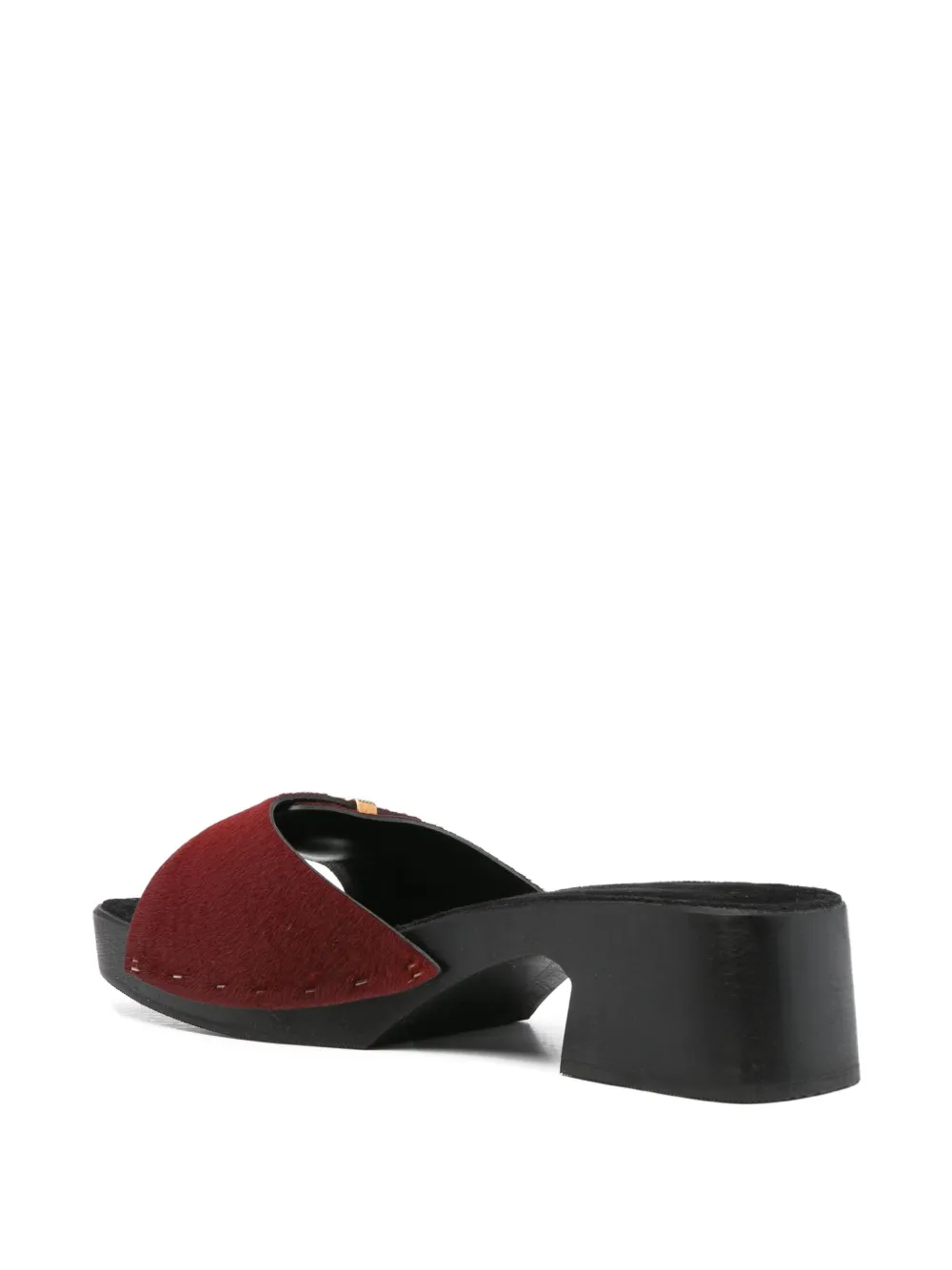 KHAITE 50mm Britt sandals Red