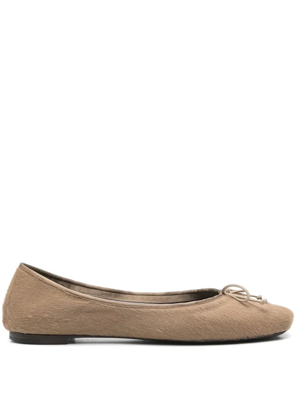 KHAITE Charlotte ballet flats Brown
