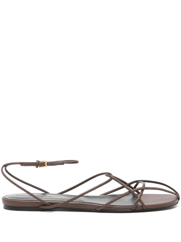 KHAITE Loulou Sandals Brown FARFETCH AU