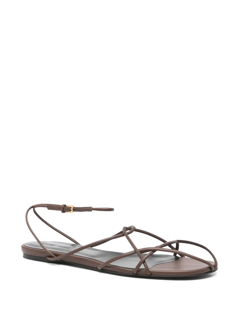 KHAITE Loulou sandals Brown
