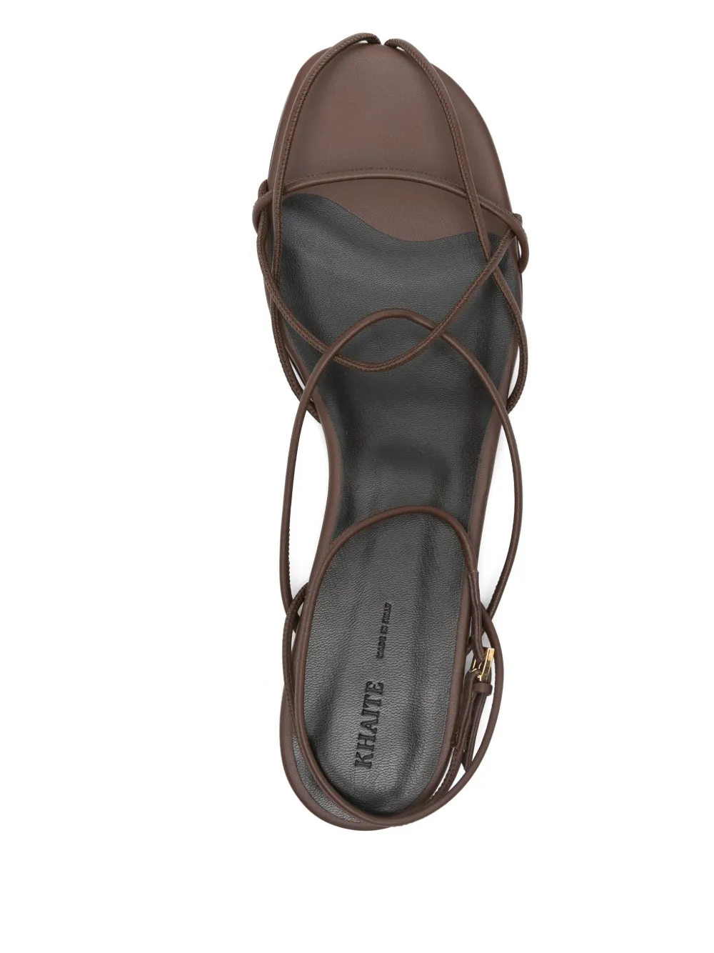 KHAITE Loulou sandals Brown