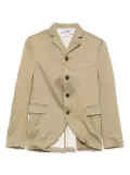 Comme Des Garçons Comme Des Garçons single-breasted blazer - Neutrals