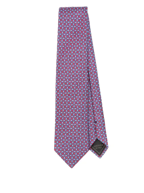 Brioni corbata con motivo en jacquard