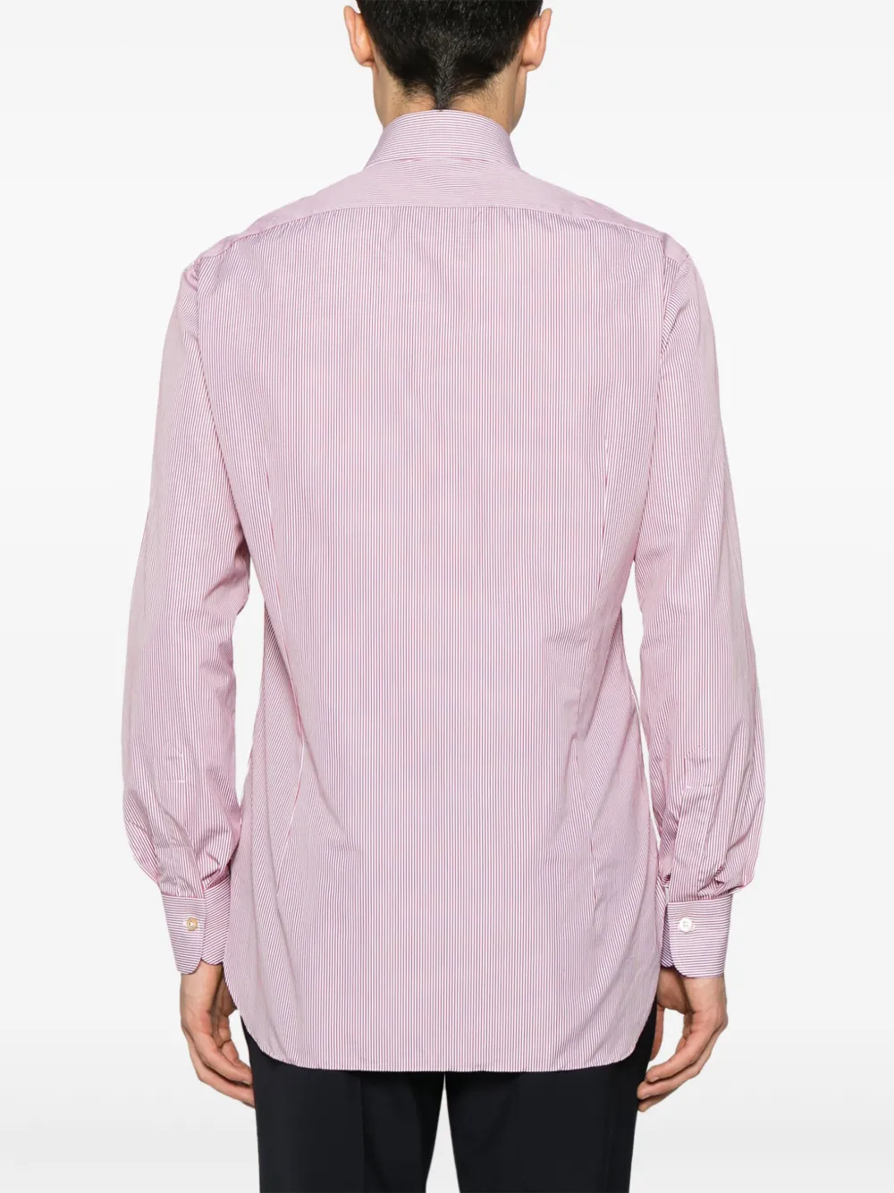 KITON STRIPED SHIRT 