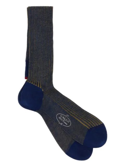 Gallo calcetines con logo y diseño de dos tonos