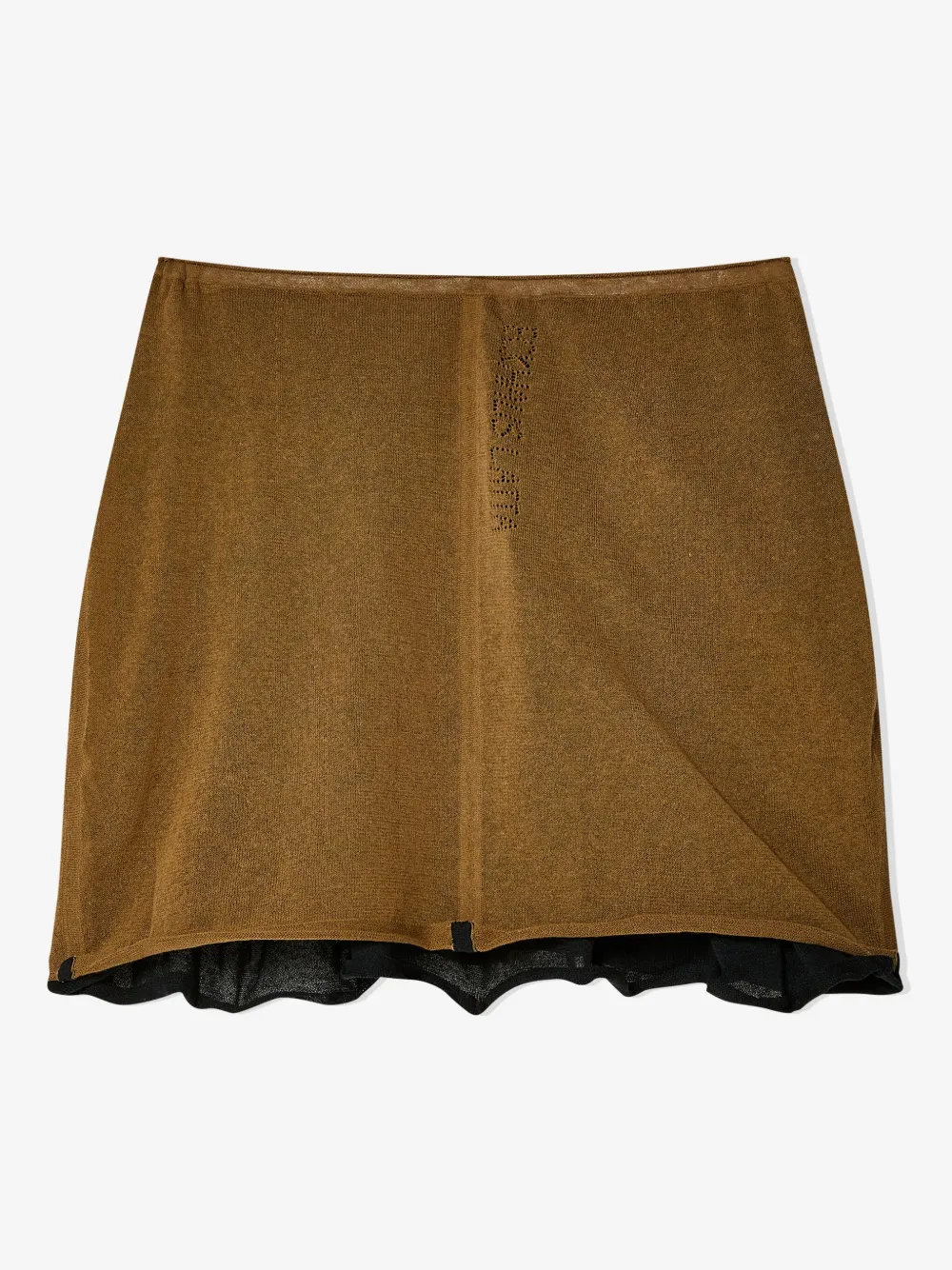 Eckhaus Latta Veil skirt - Bruin