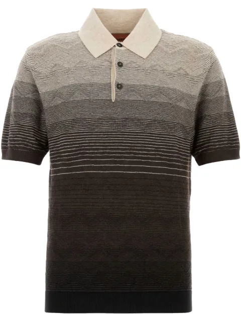 Missoni embroidered cotton polo shirt
